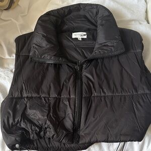 Better Be Black Puffer Vest